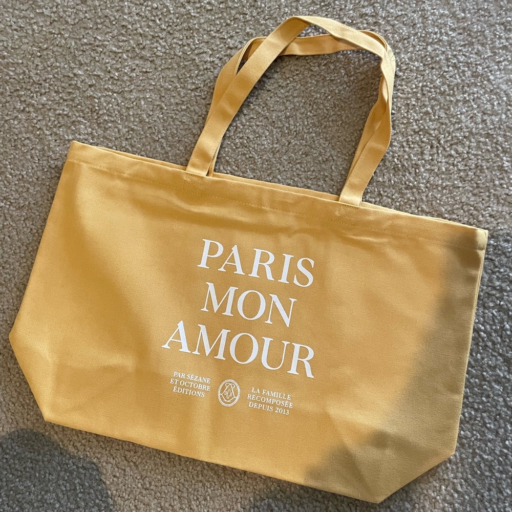 Sezane tote bag “PARIS MON AMOUR”